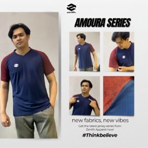 AMOURA SERIES Zenith – Jersey Olahraga / Sport Training Activewear